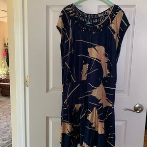 Leifnotes Anthropologie Dropwaist Floral Dress